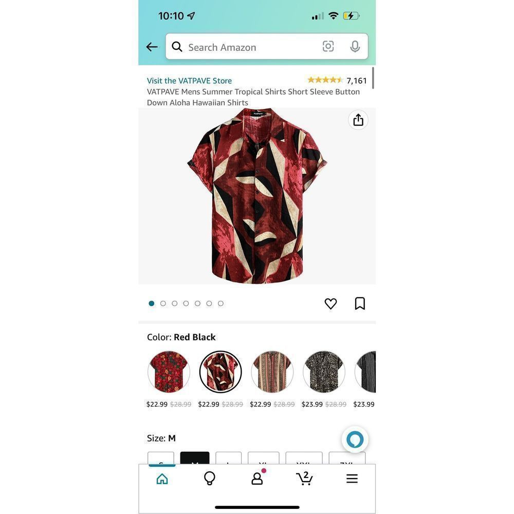 VATPAVE Mens Summer Tropical Shirts Short Sleeve Button Down